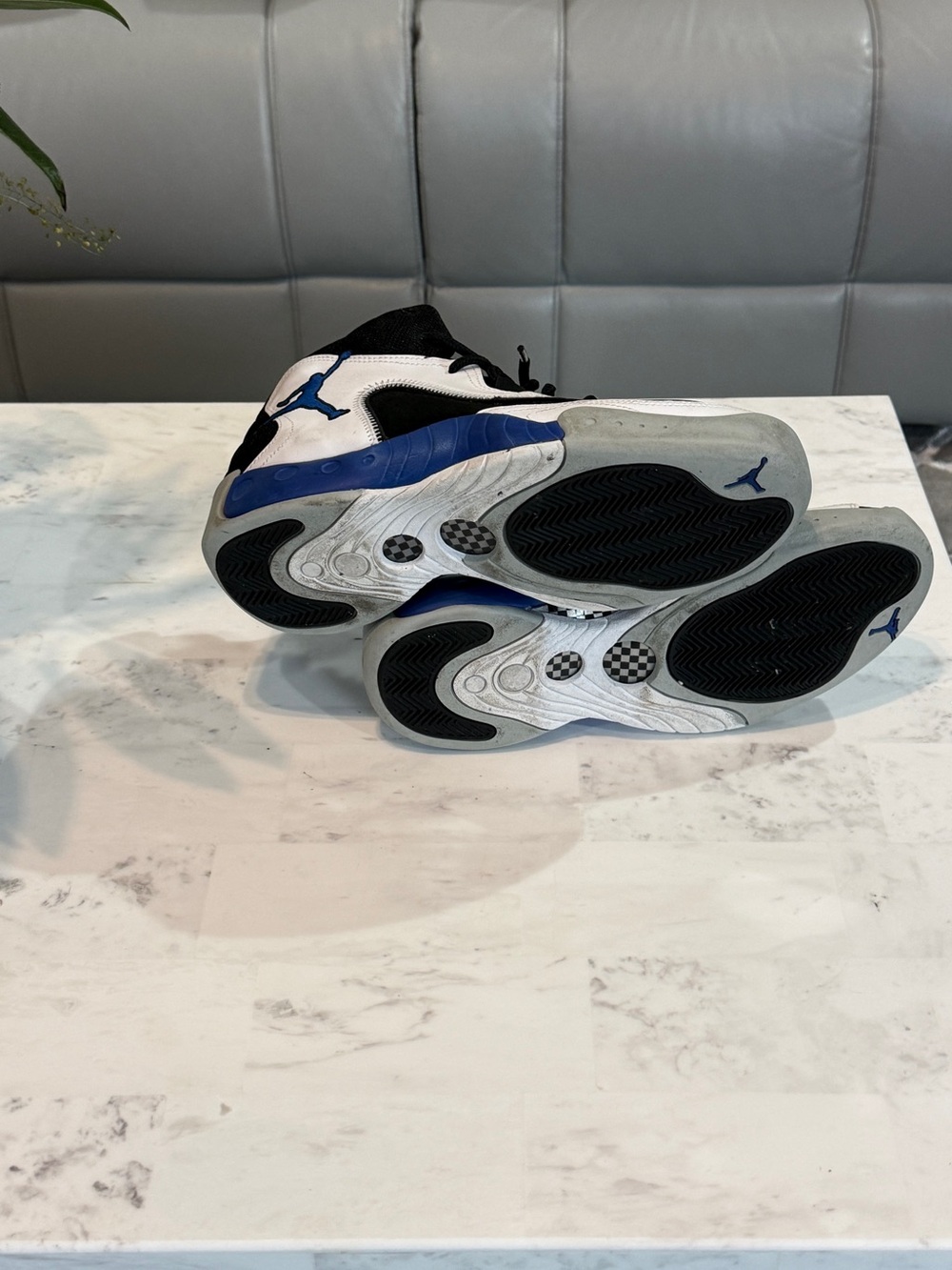 Men’s *Like New * Air Jordan’s Size 9
Black and White with Blue accents - Picture 5 of 5